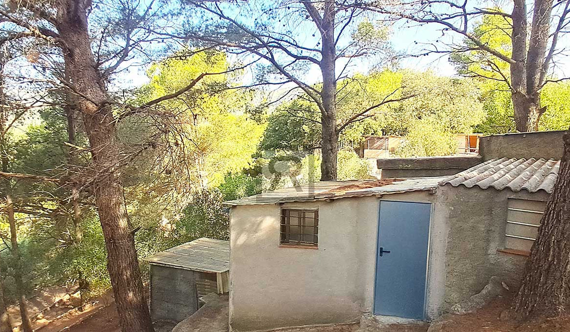 Finca de 5000m² con masía en montaña y con agua - La Selva del Camp (Tarragona) | Almacenaje