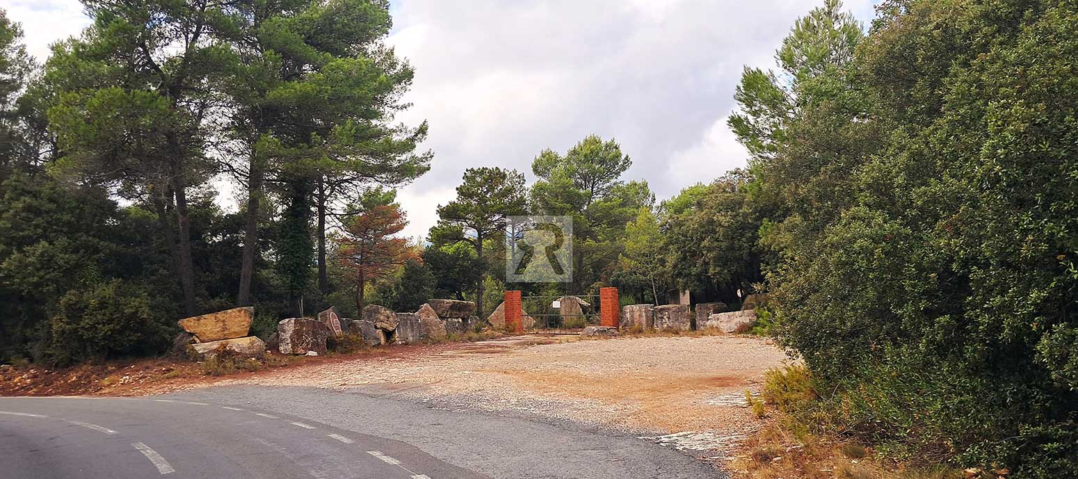 Finca rústica forestal de 20ha cerca de la carretera - Mont-ral (Tarragona) | Fachada a carretera